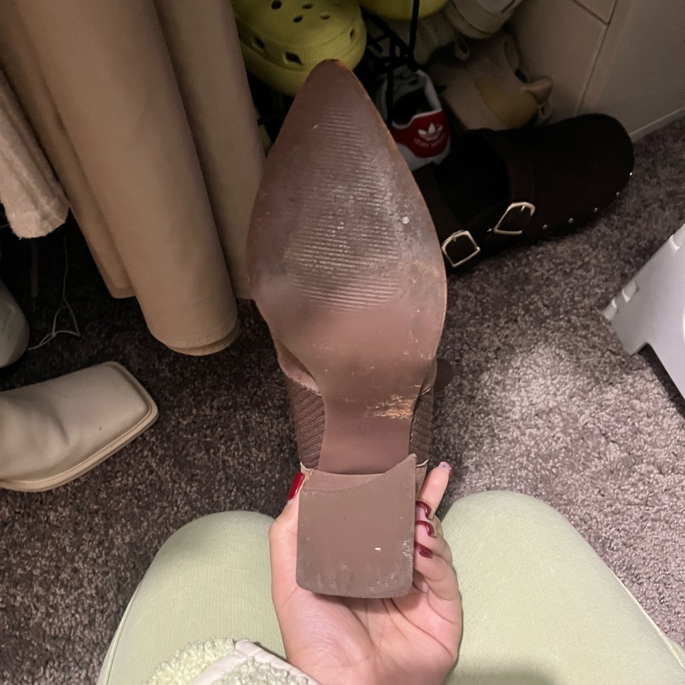 Steve Madden Chocolate Heeled Boots - Picture 5 of 9